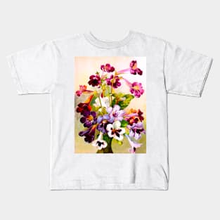 Violet flowers Kids T-Shirt